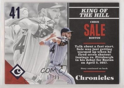 2017 Panini Chronicles Purple 67/99 Chris Sale #10 0l2