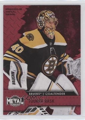 2020-21 Skybox Metal Universe PMG Red 38/90 Tuukka Rask #40 0nr3