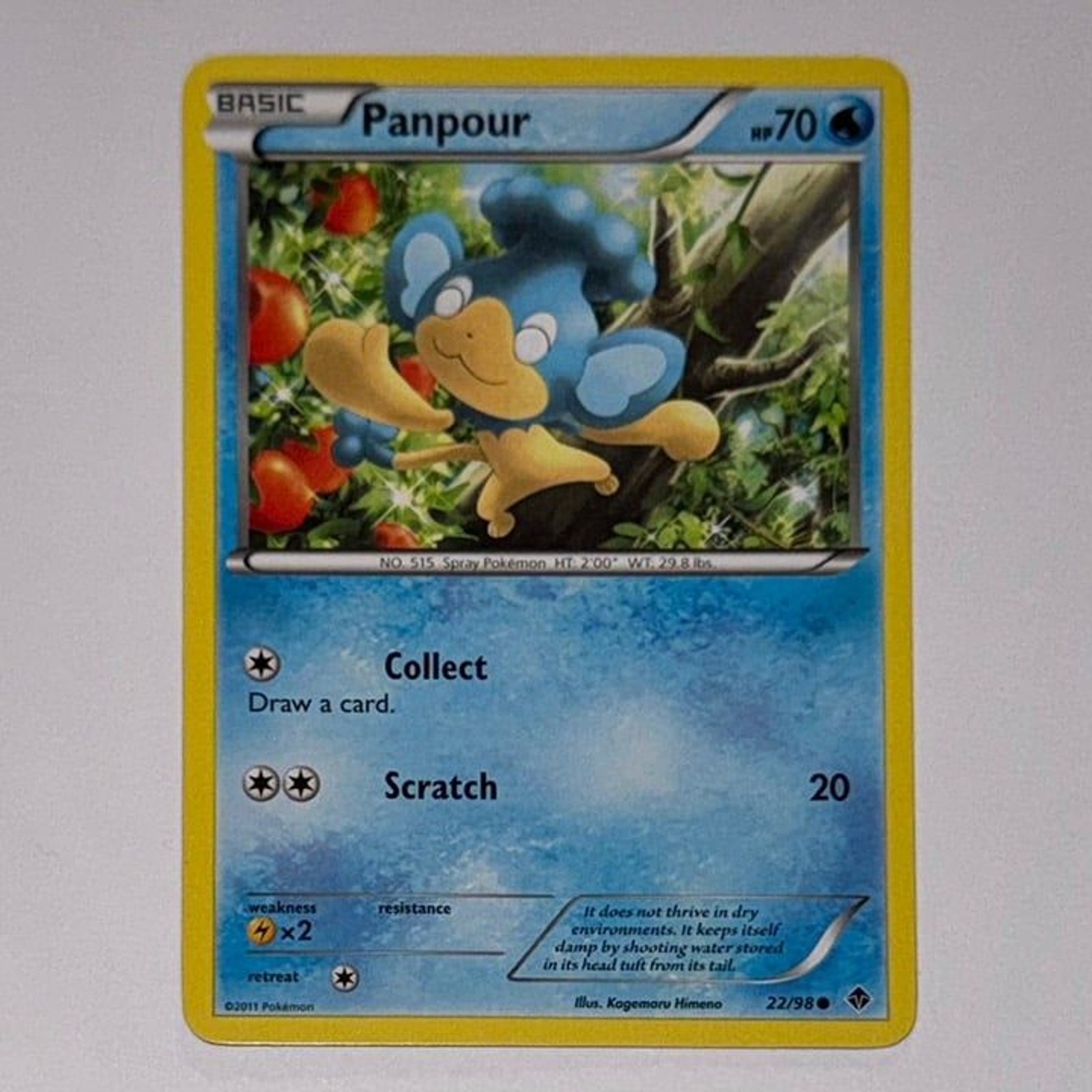 Pokémon Card: Panpour 22/98 (Pokemon Emerging Powers)