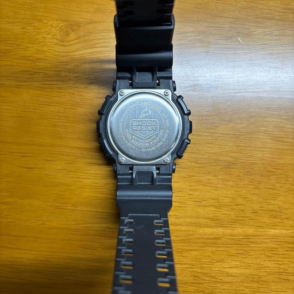 Sign Modle Image CASIO G-SHOCK GA-100-1A1JF Beckham Model Watch World Time Quartz From ...