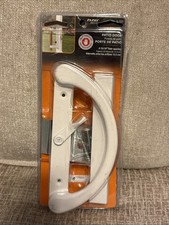 Prime-Line C-1223 Patio Door Handle, White Hardware Included Open Package