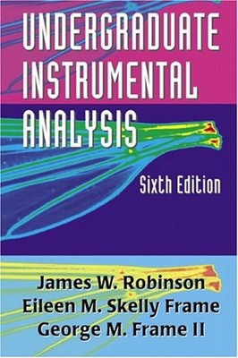 Undergraduate Instrumental Analysis Hardcover
