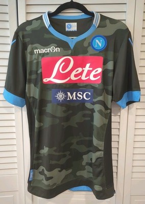SSC NAPOLI Away 2013/2014 Jersey Football Soccer Large (Run Small) Serie A Italy