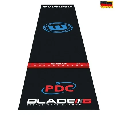 Winmau Dartmatte Pro Zone Precision Blade 6 8216 | Dartteppich für Dart Scheibe