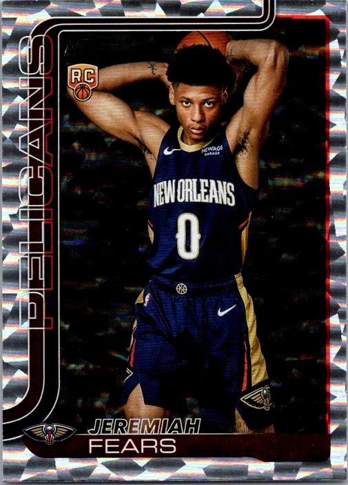 2025-26 Topps #207 Jeremiah Fears Crackleboard