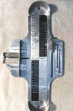 Apex Unisex Metal Foot Measuring System Device #1131A