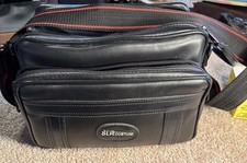 Vintage SLR Custom Leather Camera Bag with Strap Excellent Condition