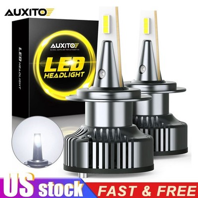 AUXITO H7 LED Headlight Super Bright Bulbs Kit 6500K White 40000LM HIGH/LOW BEAM