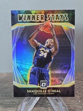 2020-21 Donruss Optic #1 Shaquille O'Neal Winner Stays Holo Los Angeles Lakers
