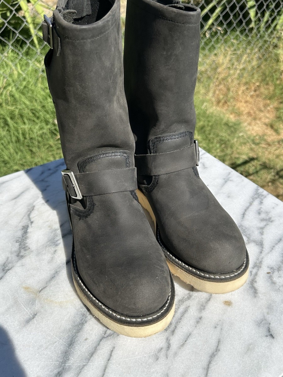 Red Wing Heritage Engineer Boots 2974 Black Leather Size 7 D | eBay