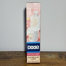 Vintage Dixie Bathroom Cups 100 3 Oz Seashells New Sealed Box A2 NOS 90s Prop