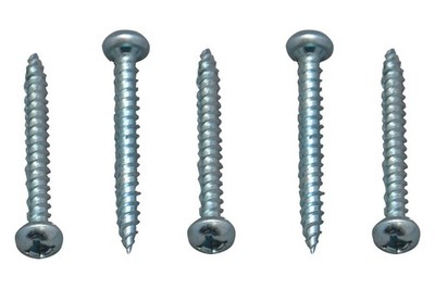 AP Products #8 x 1-1/2'' Zinc Square Recess Pan Head SAE Screws 500 Pieces