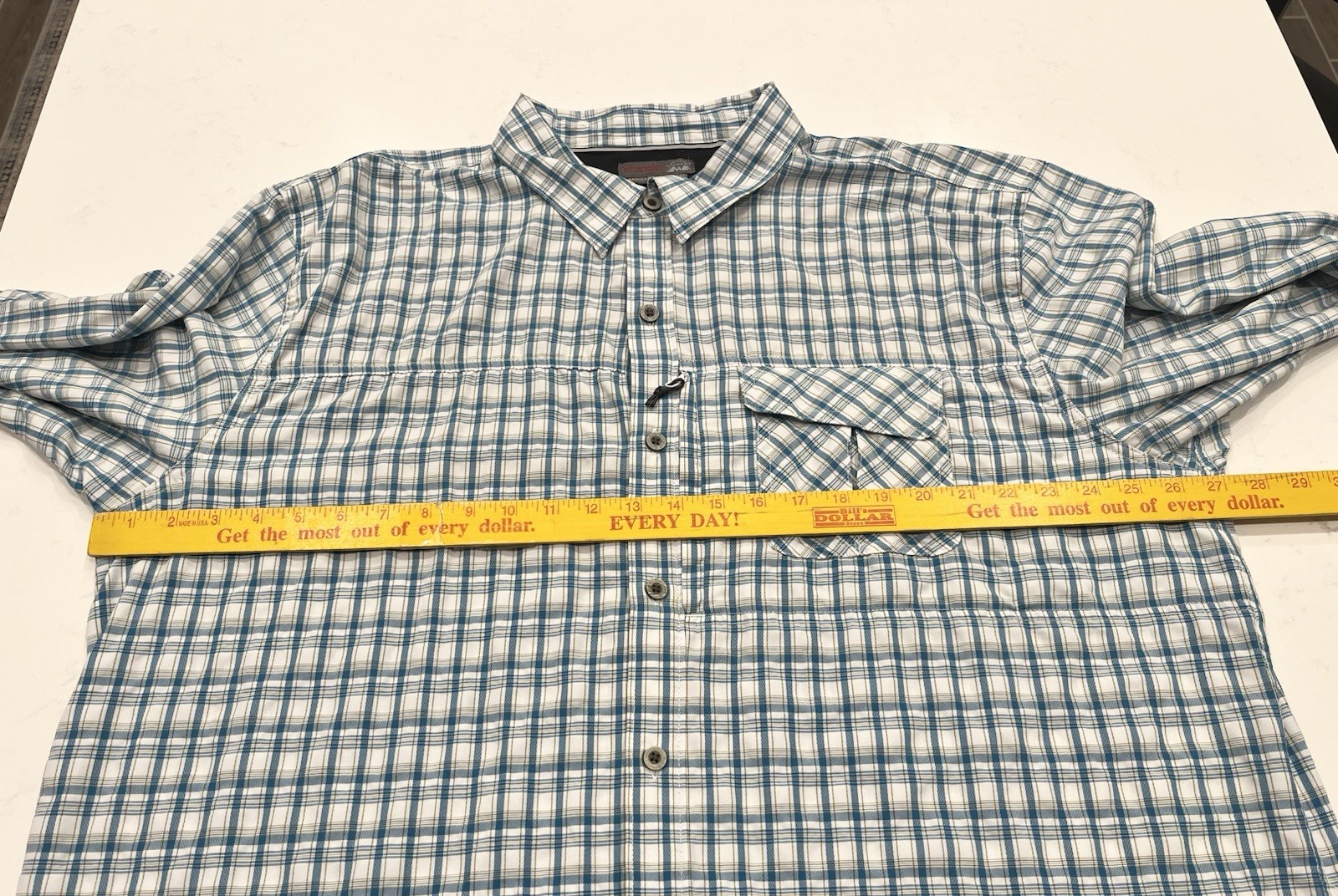 WRANGLER Performance Outdoor  Vented Button Up Lo… - image 4