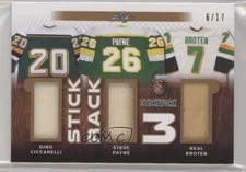 2018 Leaf ITG Stickwork Bronze 6/17 Dino Ciccarelli Steve Payne Neal Broten 0c3