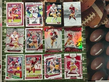Christian McCaffrey SF 49ers lot of 12 cards