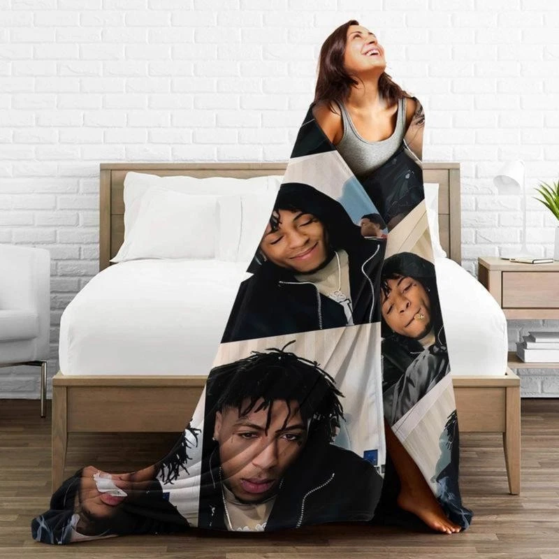 Flannel Blanket,Super Soft Warm,Multi-purpose Gift for Family Friends