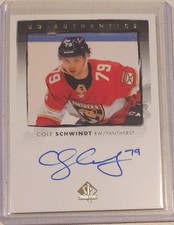 2022-23 Upper Deck SP Authentic UD Authentics Cole Schwindt #UDA-CS