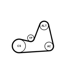 Keilrippenriemensatz für Seat Toledo 3 5P2 Skoda Octavia 1 1U2 1U5 2 | 674587
