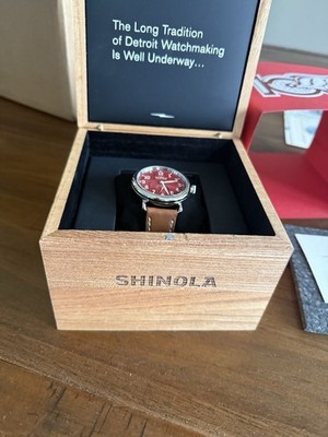 Shinola Detroit Red Wings 100 Year Anniversary Limited Edition