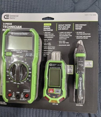 Commercial Electric 1011 112 440 3-piece Technician Maintenance Kit