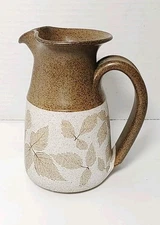 VTG WIZARD OF CLAY BRISTOLEAF DECORATIVE PITCHER JUG VASE ART POTTERY HAND-MADE