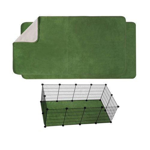 CosyCradle Guinea Pig Waterdichte kooi Liner C & C 2 x 4, Guinea Pig vloerkooi vervanging canvas 56 x 28 inch (142 x 71 cm) beige (C & C 2 x 4) (kooi niet inbegrepen
