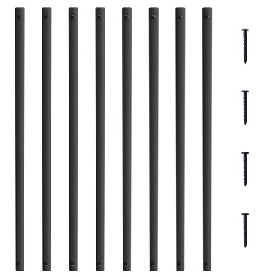 Uimoso Deck Balusters 72 Pack 38'' x 1''  Aluminum Deck Spindles w/ Screws