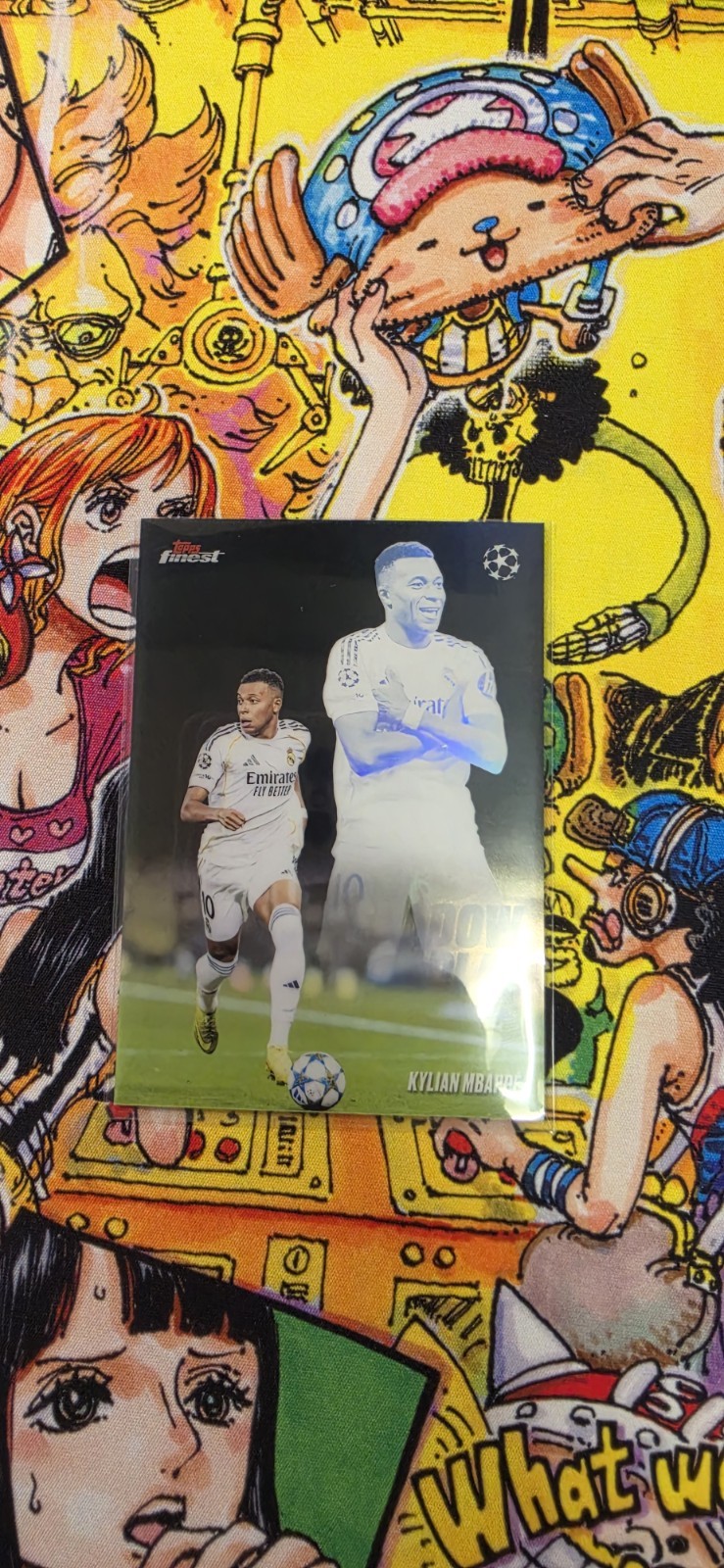 Kylian Mbappe 2025-26 Topps Finest UEFA Shadow Play #SH-2 Real Madrid NM view 1