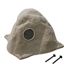 HALF OFF PONDS Tan Fake Rock Cover, Faux Stone Landscape Rock, Vented