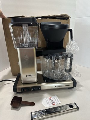 Technivorm MOCCAMASTER  KBGV Coffee Maker Machine Brushed Silver 53940