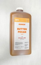 Dunkin Donuts Butter Pecan Syrup Swirl Pump 64 oz New Sealed Jug New Stock