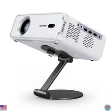Aurzen Projector Foldable Stand, Ultra-Compact with Easy Setup, 180° Rotation,