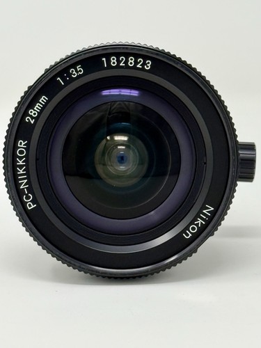 Nikon PC Nikkor 28mm f3.5 Perspective Control Lens w/ Lens Caps & UV Lens Filter - Picture 11 of 16