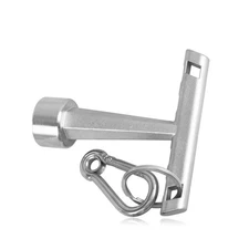 1Pcs 13/16" Penta Curb Box Key Wrench for Meter Pit Lids Water Valve Shut