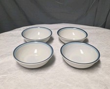 Vintage Pfaltzgraff Sky Soup Cereal Bowls, Se...