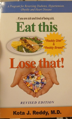#ad #ad Kota J. Reddy Eat this Lose that Revised Edition Paperback Diabetes Guide $30.00