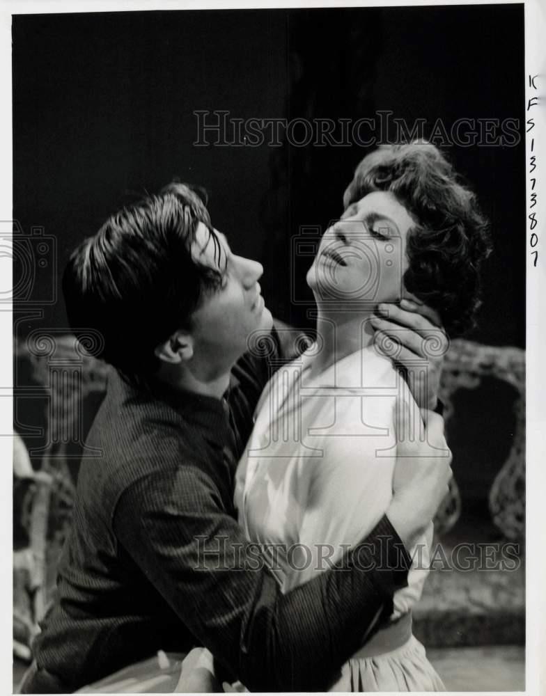 1959 Press Photo Richard Cross and Franca Duval in 