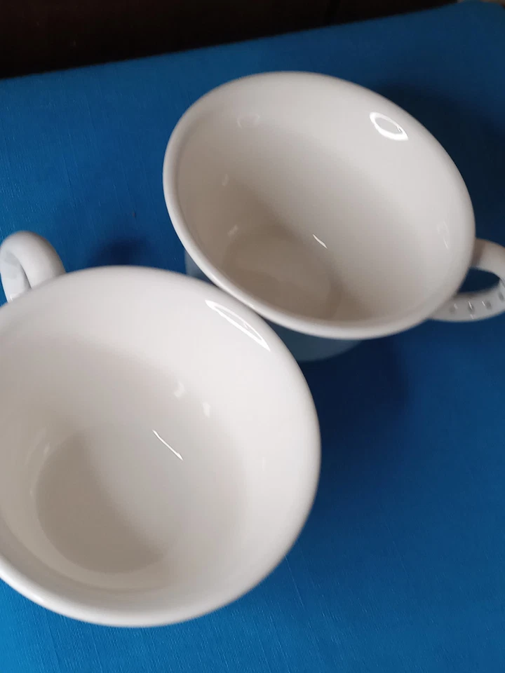 Conjunto de 5 xícaras de café porcelana qualidade barroca 7 oz branco American Atelier 5286  - Imagem 4 de 4