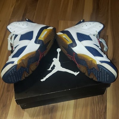 Jordan Air Jordan 6 Retro Olympic 2012 White Navy Red size 10m with box used