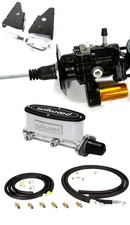 64 A Body Chevelle Cutlass Hydro Boost Power Brake Polished Wilwood Master Hoses