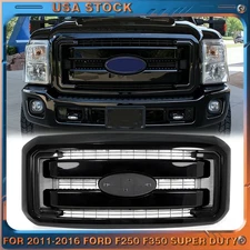 Front Grille Assembly Tuxedo Black For 2011-2016 F250/F350/F450/F550 Super Duty