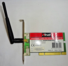 TRUST 0560 SPEEDSHARE TURBO PRO WIRELESS PCI ADAPTER  GK12244