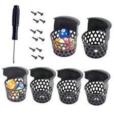 Pool Table Replacement Pockets - Set of 6 Plastic Web Pockets for 6 Pcs