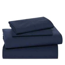 Sky Percale Twin Sheet Set NWT