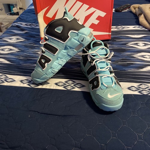 Uptempo GS Light Aqua Blue GS Size 