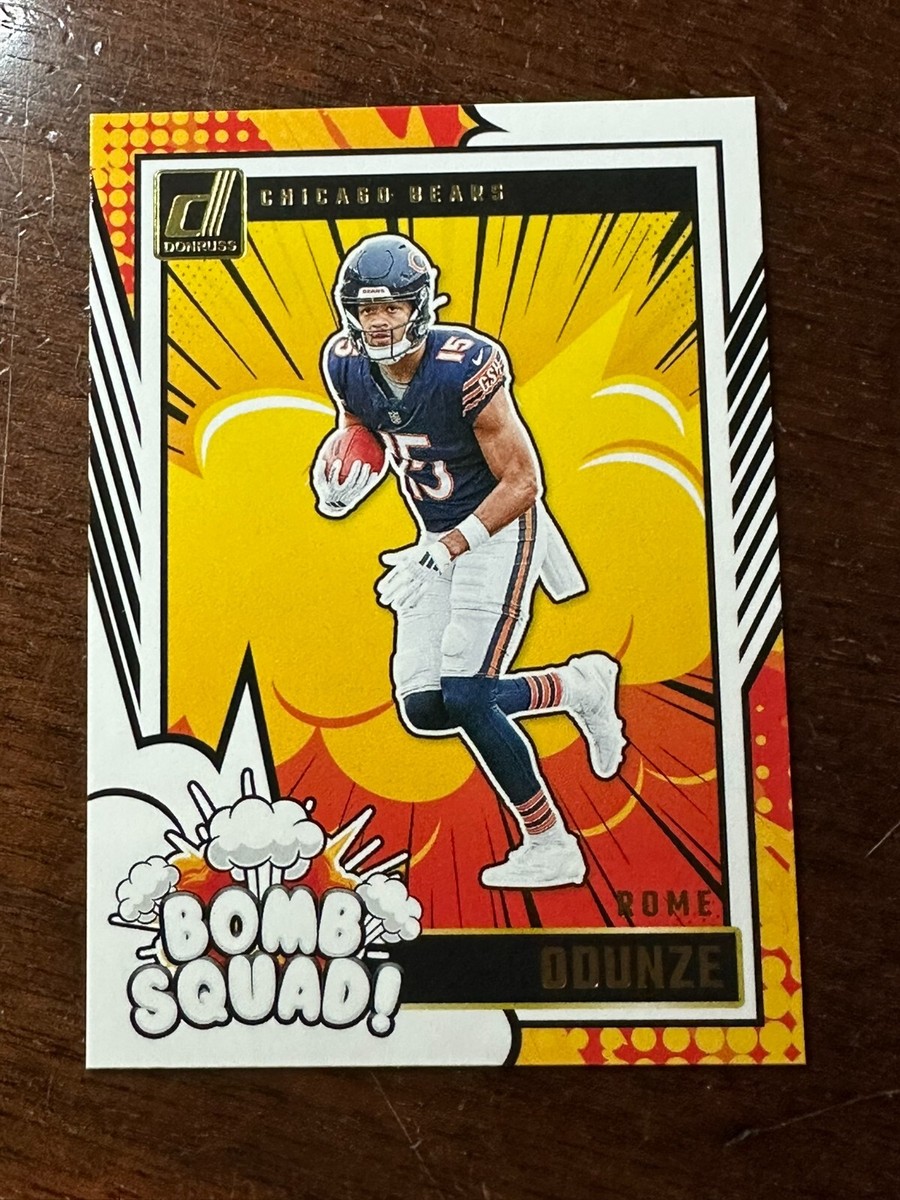 2024 Panini Donruss Bomb Squad Rome Odunze Chicago Bears RC #3 | eBay