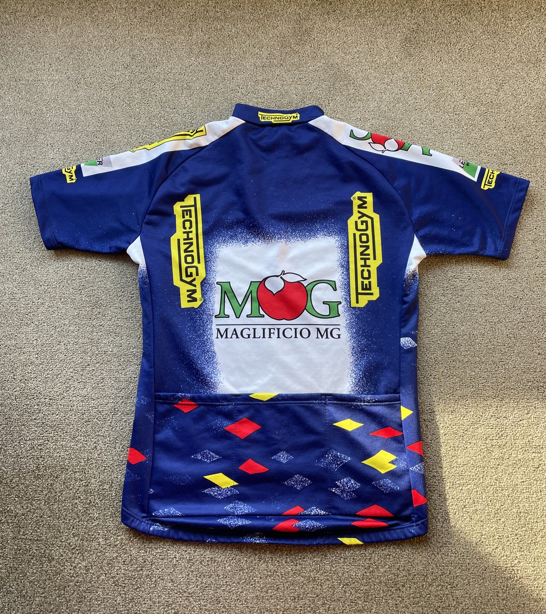 Maillot Cyclisme Vintage Nalini MOG Technogym – Années 90 – Taille 5 – Italie