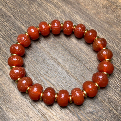 Tibetan Nepalese Himalayan Ancient agate Old Dzi Talisman eye Bead Amulet FYM