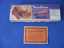 Moulinex SET Warmluft-Frisierkamm Type 286 2.00 mit OVP ! - gebraucht - Selten!