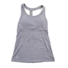 ATHLETA Stunner Tank T Strap Athletic Bra grey Tank Top size XS